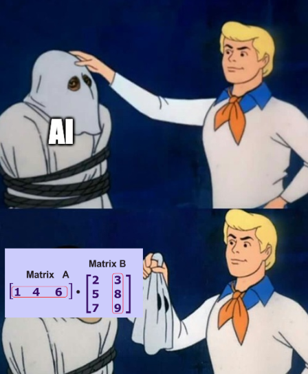 Satirical AI meme